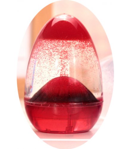HD149 - Eggshell Volcanic Hourglass Ornament